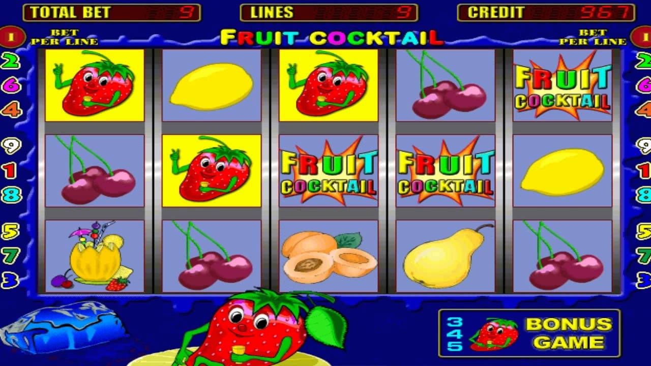 Fruit Cocktail в казино Pokerdom: собирай сочные фрукты!