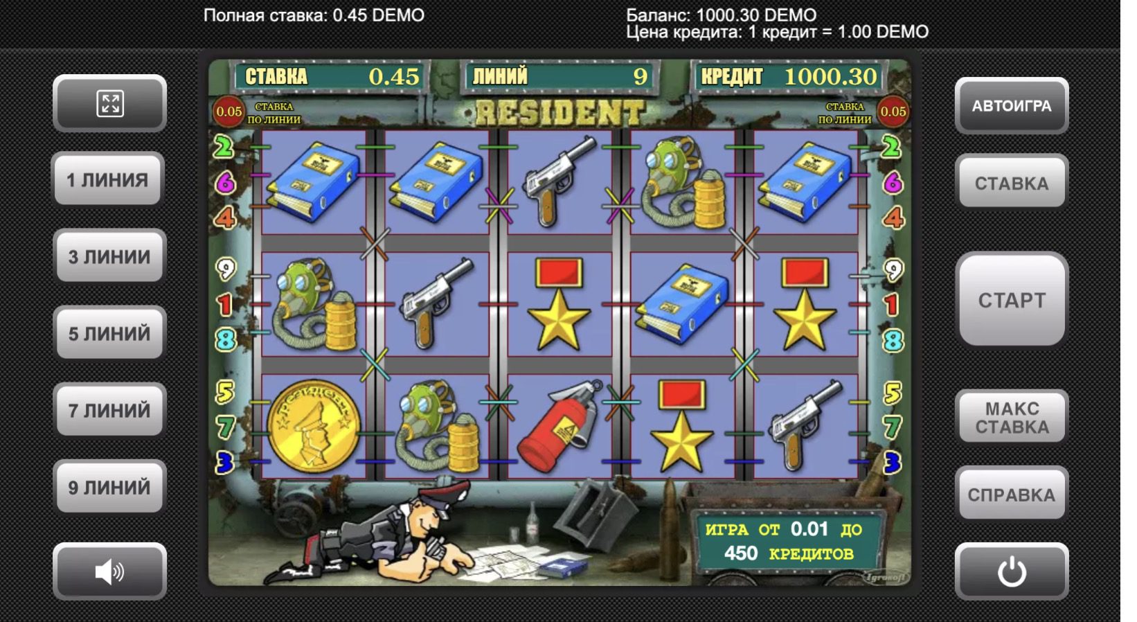 Game strategies and bank management in the Resident slot