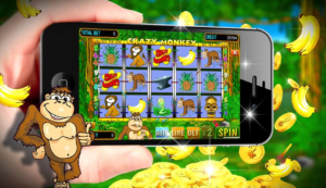 Igrosoft-dan Crazy Monkey uyasi: kulgili maymunlar bilan birga bananlarni to’plang!